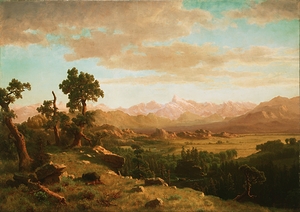 Wind River Country by Albert Bierstadt [1830–1902]
